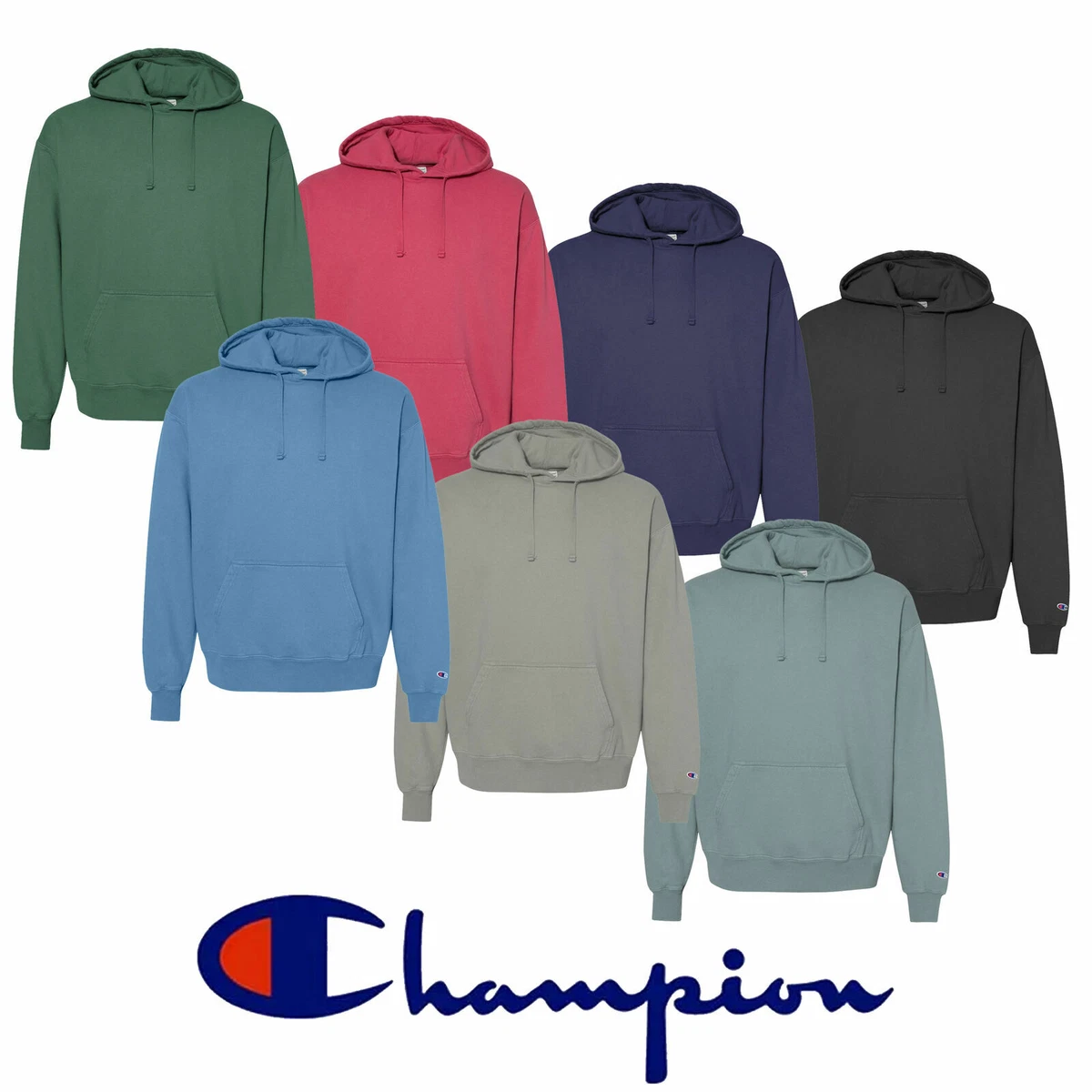 Champion Garment Dyed Hooded Sweatshirt CD450