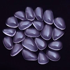 21 Pcs Natural Rose Quartz 10mm-14mm Cabochon Untreated Gemstones Wholesale Lot