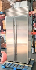 SUB-ZERO RECONDITIONED 36" PERFECT STAINLESS DOORS with TUBULAR HANDLES