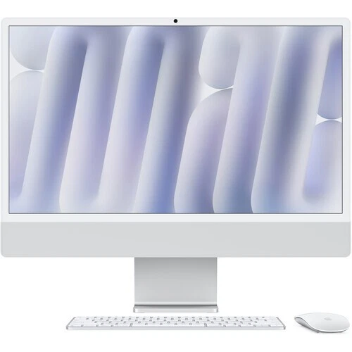 Apple iMac 24" All-in-One M4 10c CPU 10c GPU 16GB Ram 512GB SSD Silver MWUV3LL/A
