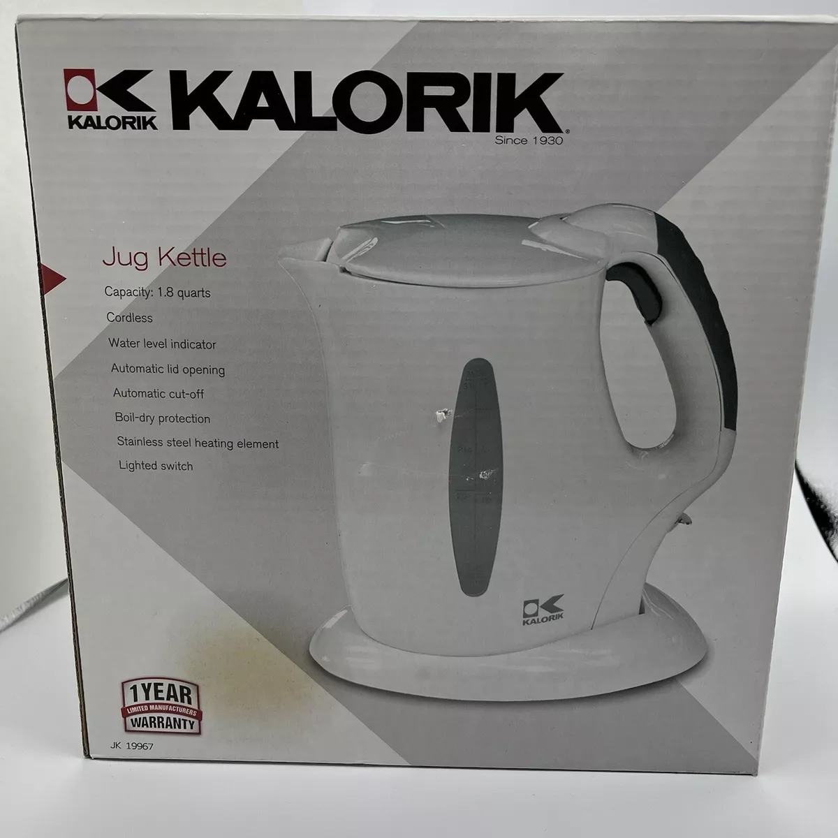 Kalorik glass 2025 water kettle