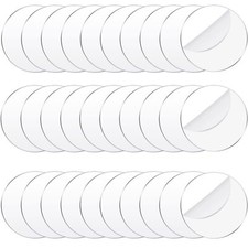 Jetec 30 Pcs 5 Inch Acrylic Circle Blanks Clear Disc Round Transparent Acrylic