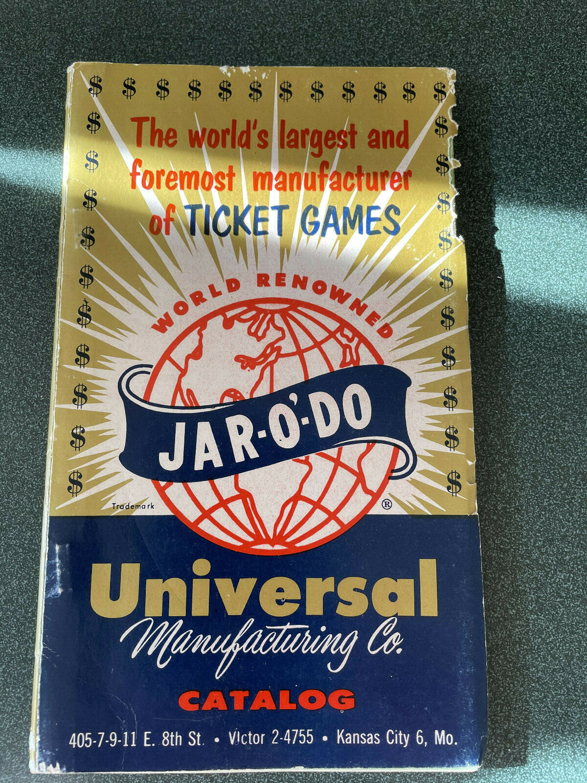 Punchboard Salesman Catalog JarODo Universal Price List Catalogue