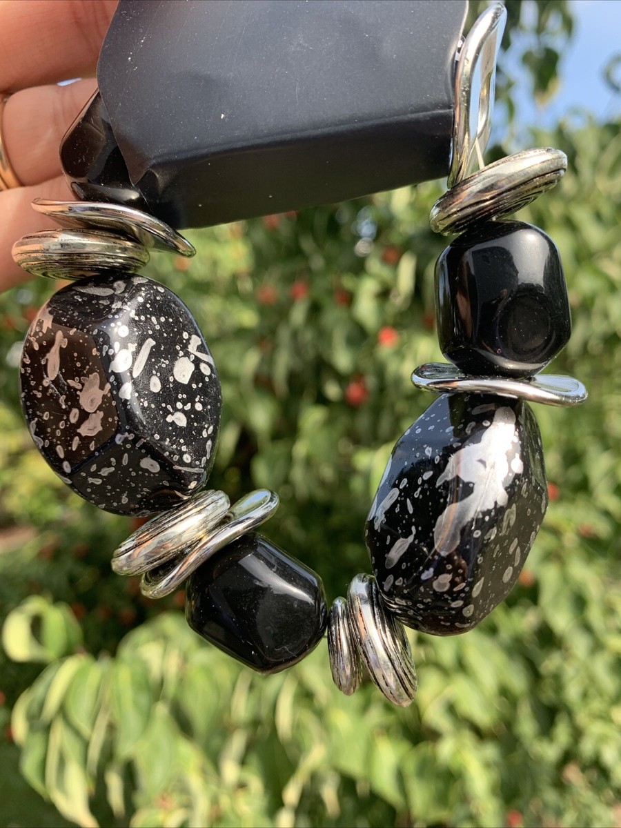 Paparazzi Jewelry Glaze Of Glory Black Blockbuster Bracelet BNWTs