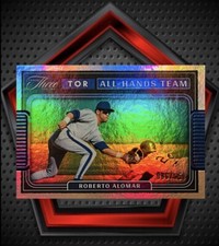 Roberto Alomar *86/150* 2022 Panini Three and Two All-Hands Team AHT-4 Blue Jays