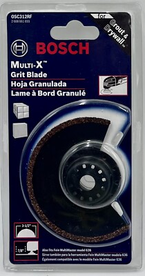 Bosch 3-1/2 In. x 1/8 In. Kerf Multi-Tool Carbide/Grit Grout Grinding Blade