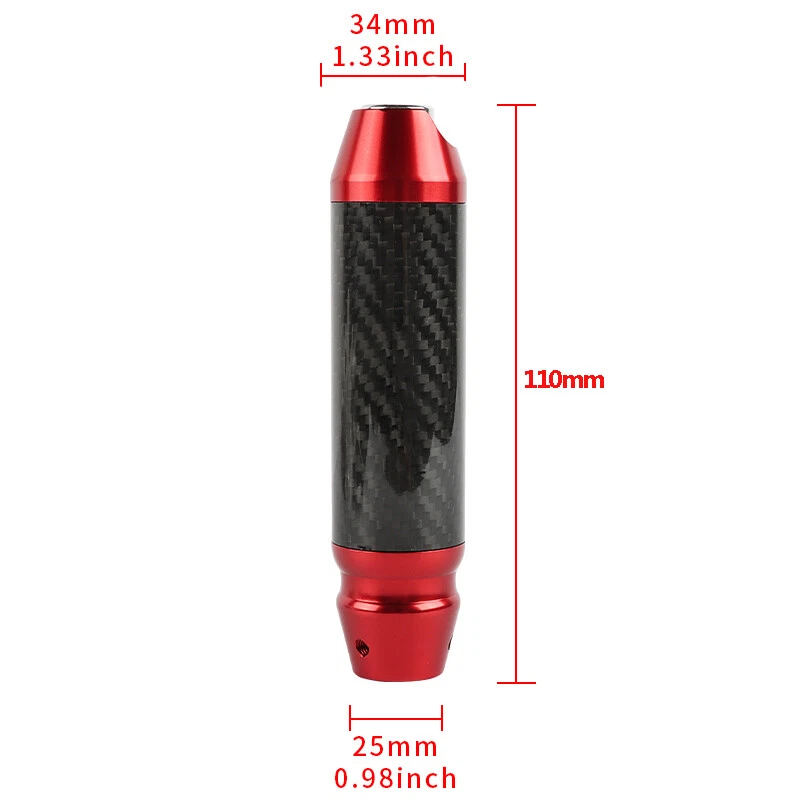 11CM Universal Car Truck Gear Stick Shift Knob Shifter Lever Head Cover Adapters - Image 2 of 4