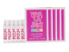 JUICY COUTURE VIVA LA JUICY NEON EDP 1.5ml .05fl oz x 5 PERFUME SAMPLES