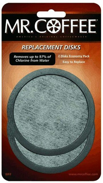 Mr. Coffee Water Filter Replacement Disc Pack of 2 # WFFPDQ-10  NEW