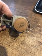 1930s 1940s FOG LIGHT accessory tan SWITCH under dash ILLUMINATED in-line FUSE