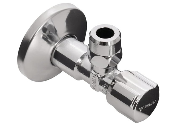 Schell Comfort Eckregulierventil 1/2 Zoll Eckventil Mit Schubrosette 049070601-image