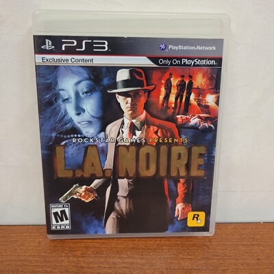 L.A. Noire (Sony PlayStation 3 PS3 Game, 2011) CIB Complete w/ Manual