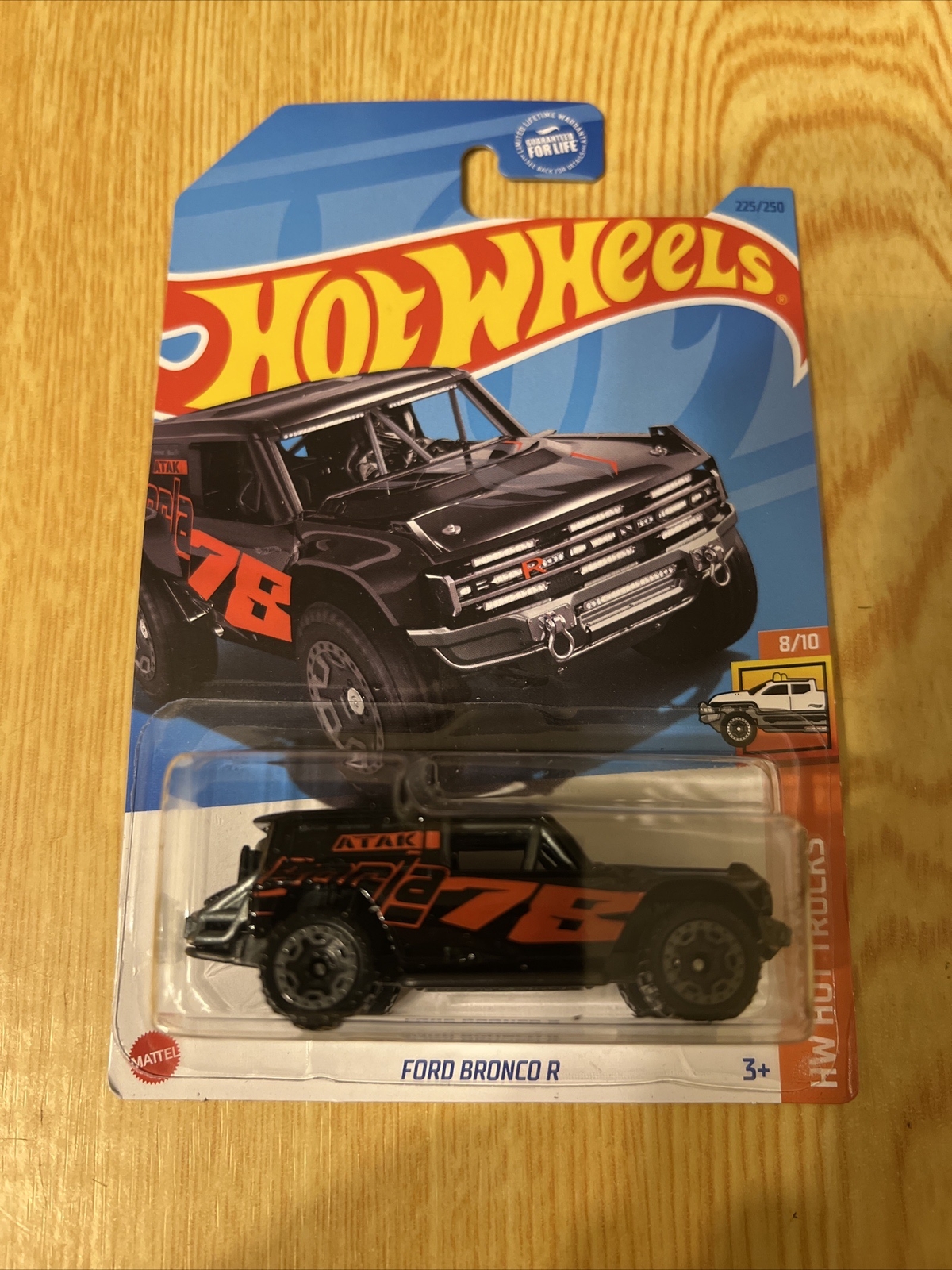 2023 Hot Wheels #225 HW Hot Trucks 8/10 FORD BRONCO R Black Borla | eBay