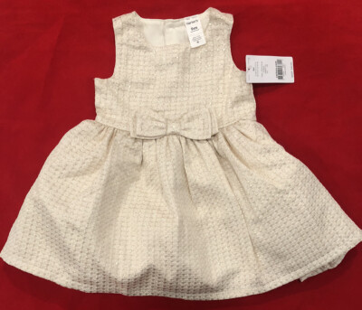 carters sequin dress Baby Girl Sleeveless Occasion Dress - Gold - OshKosh B'gosh