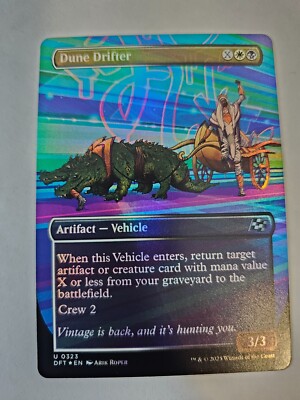 MTG  Dune Drifter Foil Borderless - Aetherdrift