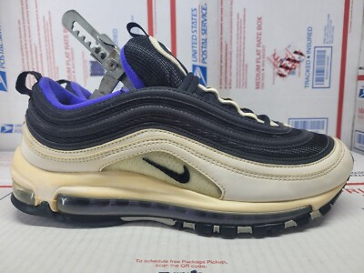 Nike Air Max 97 Persian Violet Running Shoe Mens Size 8 921826-103  White Black