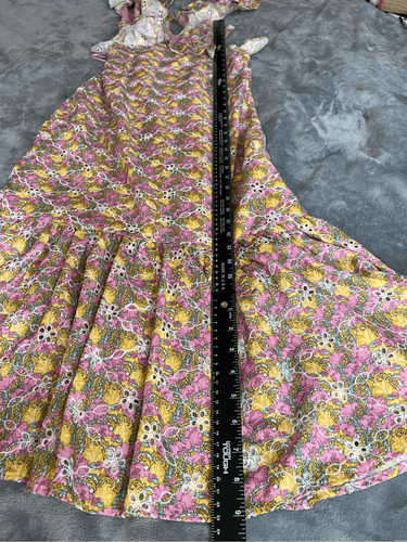 ASTR The Label Dress Womens Size XS Multicolor Olivette Floral Midi Ruffle NWT - Picture 10 of 14