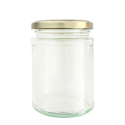 Runde Glasmarmeladen Glas 300 ml - Menge & Deckel Typ wählen