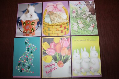 Lot of 30 Recycled Paper Greetings Easter Cards forAnyone,Grandson/Granddaughter