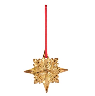 Baccarat Crystal Gold NOEL (2023) Annual Christmas Ornament | NIB