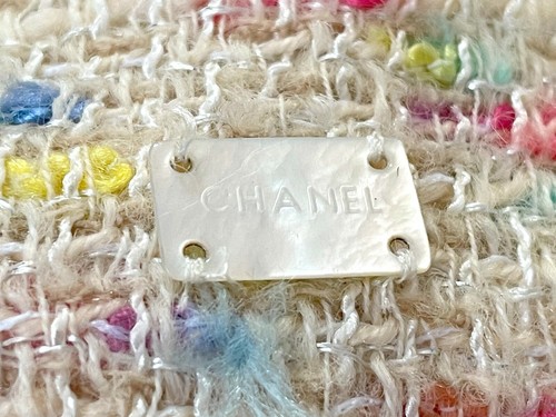 CHANEL Fantasy Dominos Tweed Fringe Jacket and Skirt Set (retail £6,600) - Picture 9 of 12