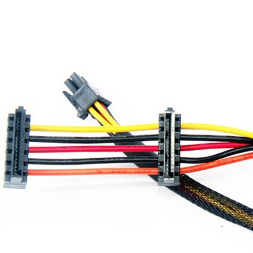 D SATA Cable Right-Angle SATA 15 Pin X2 to 6 Pin ATX Adapter for Inspi Q4W9 - Picture 6 of 6
