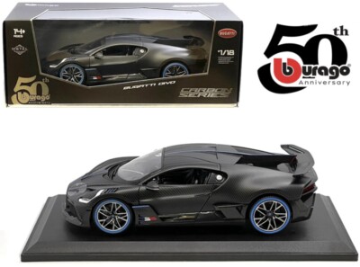 Bburago Bugatti Divo 2018 - 50th Anniversary Bburago 1:18 matné čierne