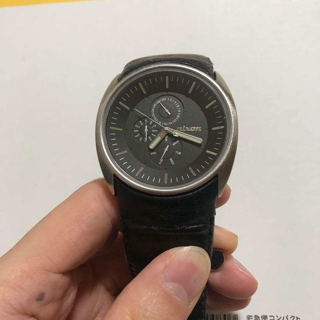 Nixon The ESQUIRE CS Black 30M Stainless Steel Japan MOVT Defect