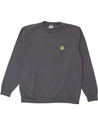 RUSSELL ATHLETIC Herren Sweatshirt Pullover 2XL Grau Baumwolle AN02