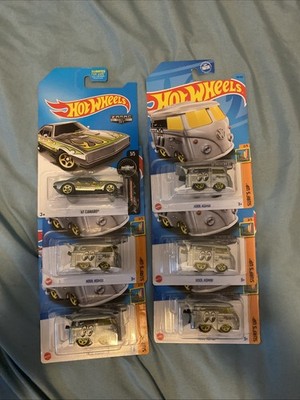 Hot Wheels 2021 Kool Kombi Mooneyes Zamac And Zamac Camrao Lot Of 6