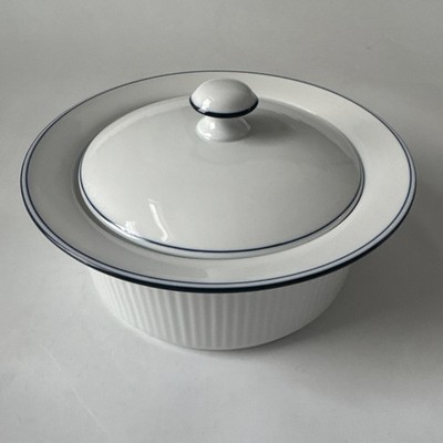 ダンスク　クリスチャンハウン　ブルーライン Dansk Bistro Christianshavn Blue Covered Casserole Baking Dish