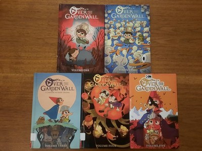 Over the Garden Wall Vol 1-5 HC Graphic Novel ~ Ex-Library Low Grade ~ Set!