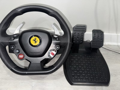 Thrustmaster Ferrari 458 Spider Racing Steering Wheel Pedals Set