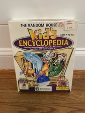 Vintage The Random House Kid  s Encyclopedia 1996 Big Box PC Software New Sealed