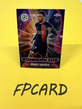 Bradley Barcola Wonderkids 2023-24 Topps Chrome UEFA