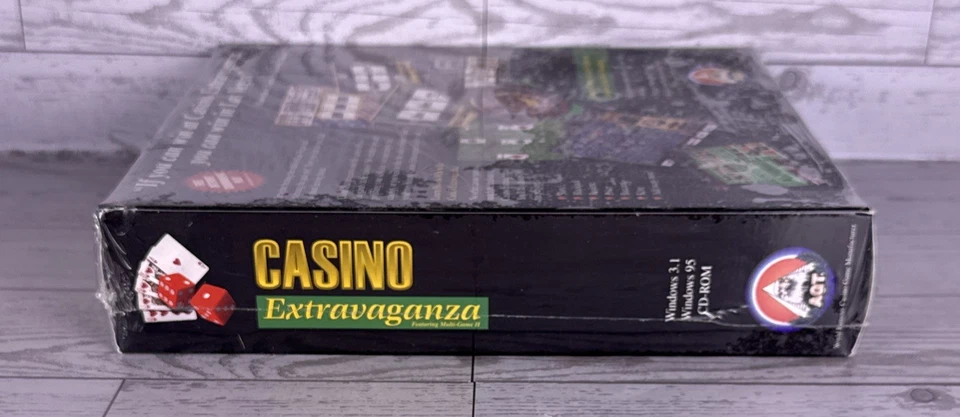 Vintage 1998 Casino Extravaganza CD-ROM American Game Technology New Sealed RARE - Image 4 of 4