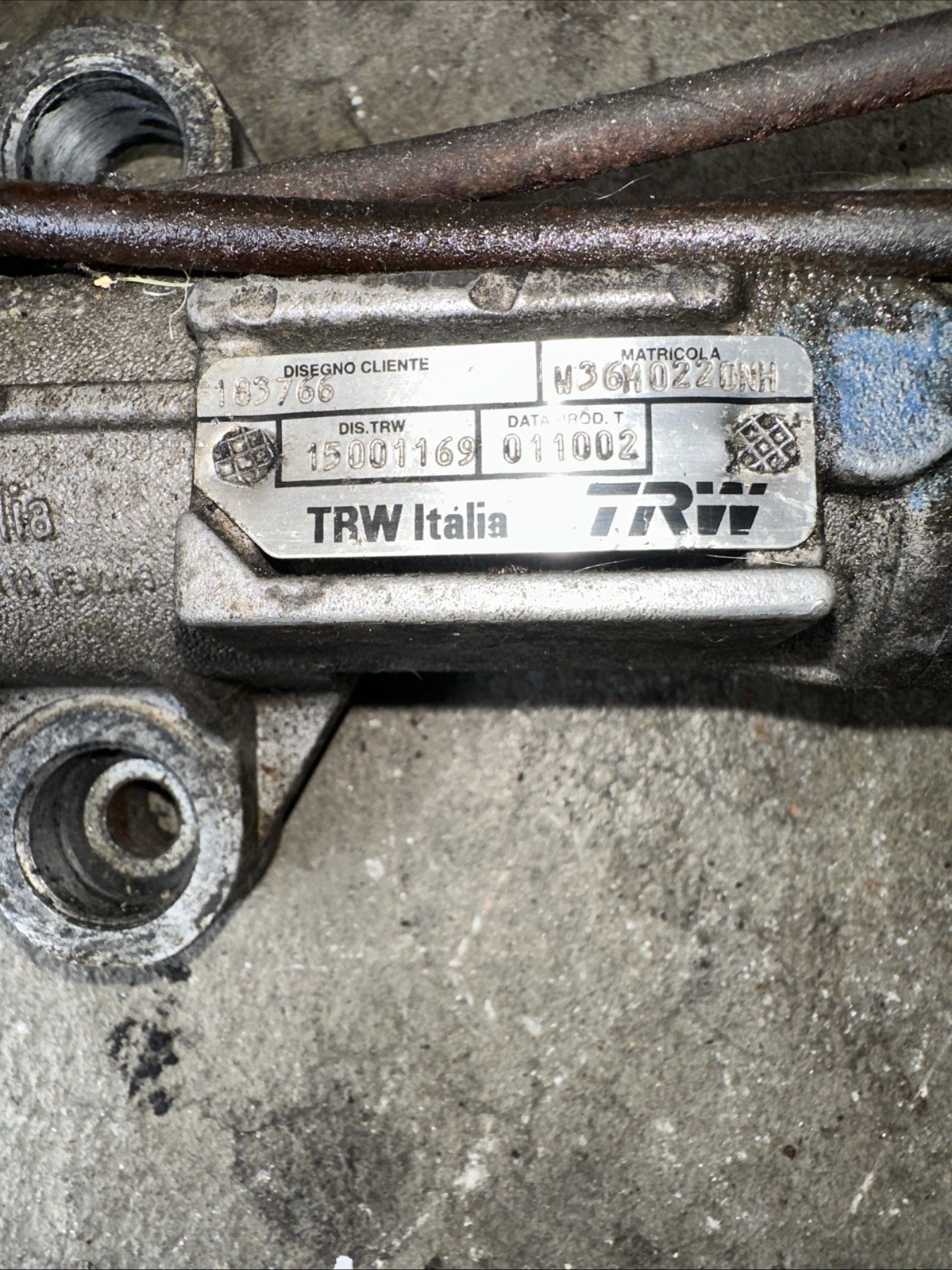 02-07 Maserati Coupe 4200 M138 GT Power Steering Rack 195592 OEM