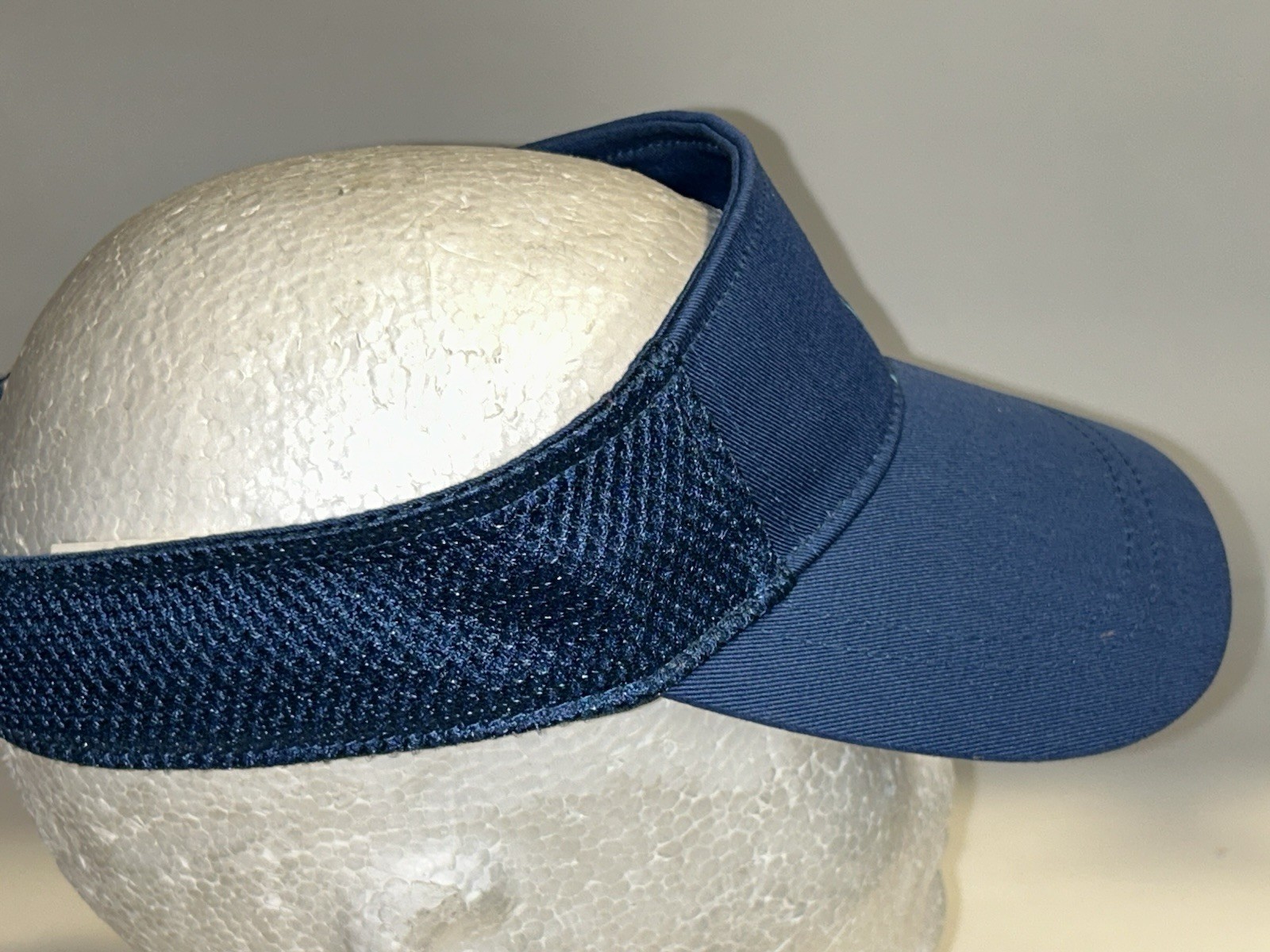 SONIC VISOR HAT CAP ADJUSTABLE STRAPBACK BLUE - image 3