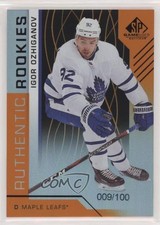 2018 SP Game Used Authentic Rookies Orange Rainbow /100 Igor Ozhiganov #166 0y6z