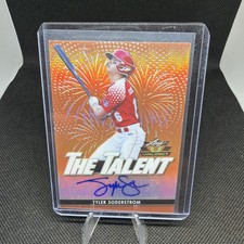 2020 Leaf Valiant The Talent Orange Prismatic /75 Tyler Soderstrom Auto