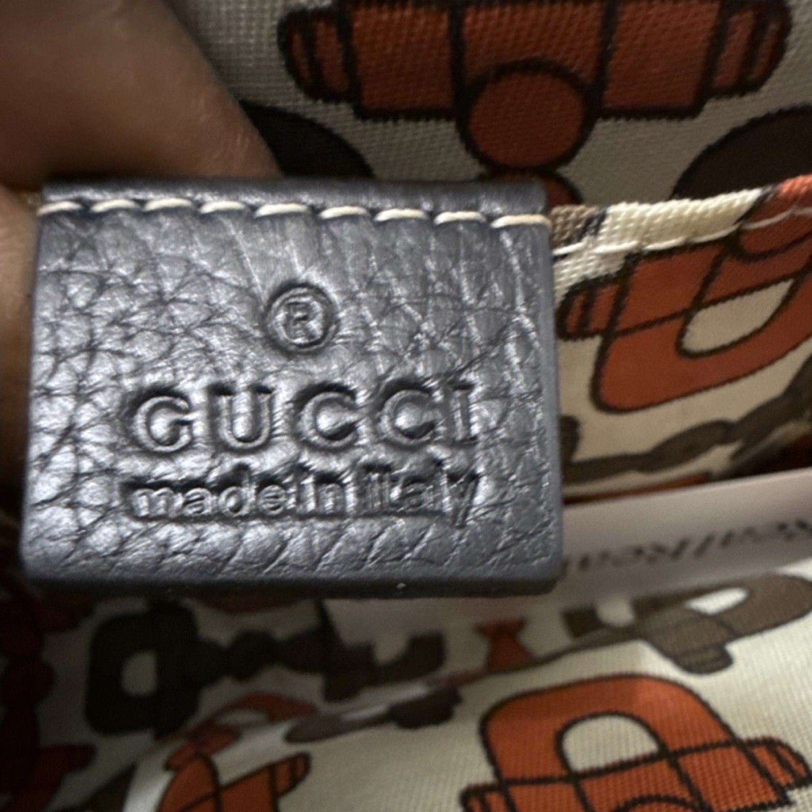 Gucci Python Print Clutch Wallet Gray Black Gold … - image 4