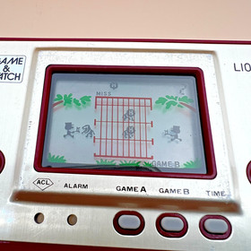 Nintendo Game Watch 4 Lot FR-04 CN-07 MH-06 LN-08 Fire Helmet Lion Manhole Work
