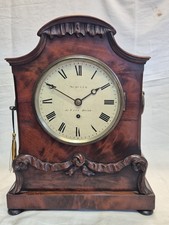 19th Century Mahogany Fusee Bracket Clock. 16 City Road