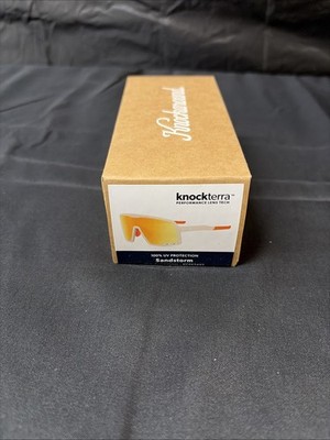Knockaround Men's Brooklines Glossy Black & Gold Polarized Sunglasses New in box