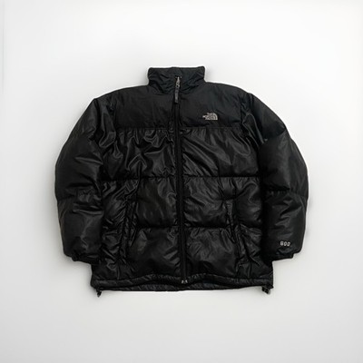 Vintage The North Face Nupste Summit Series 600 Puffer Black Youth Size XL