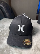 Hurley Flexfit One and Only Hat Black Size S/M