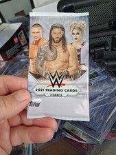 2021 Topps WWE Trading Card Pack Of 4 Factory Sealed