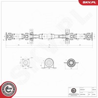 Antriebswelle Esen SKV 76SKV102 FüR Mercedes Viano W639 Vito Mixto Bus 111 CDI