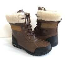 UGG KIDS YOUTH BUTTE II CWR WORCHESTER Boot US 5 EU 37 Brown Shearling Fur