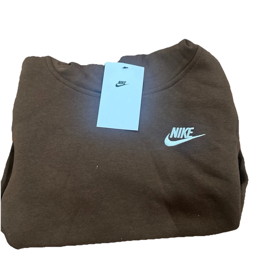 Nike Kids молодежи XS Sportswear клуб флис толстовка с капюшоном FD3000-259 коричневый новый с Ярлыками - Изображение 3 из 4